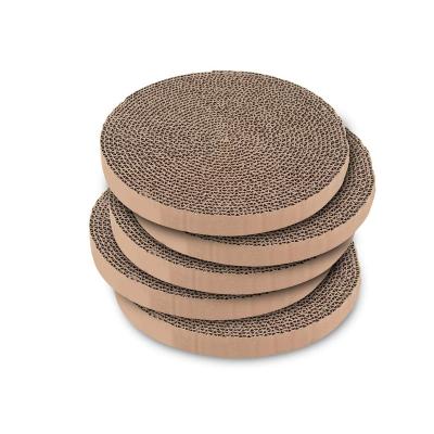 China Best Stored Pet Supplies Catify Cat Scratcher Corrugated Cardboard and Scratcher Pads for sale