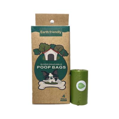 China Sustainable Manufacturer 100% Professional Compostable Doggie Dispenser Poop Plastic Bag for sale