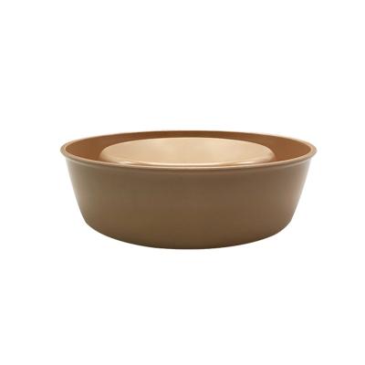 China Sustainable Food Grade Bowl And A Drinking Round Bowl For Pet Bowl Bottom Non-slip Pet for sale