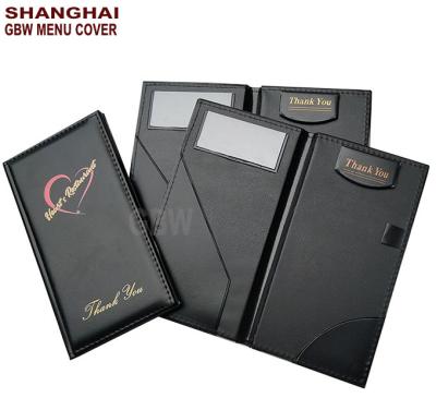 China Standard Size Hotel and Restaurant Standard Size Checkbook Holder for sale