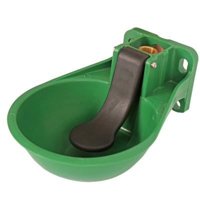 China Farms Factory Price Green Plastic Drinking Bowl For Cows For Automatic Water Supply For Farms for sale