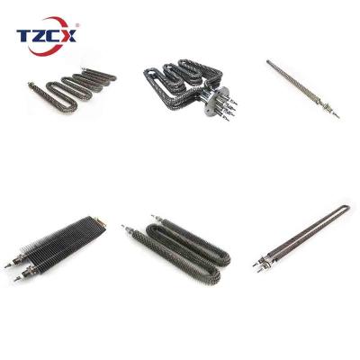 China Car Popular Brand Customized TZCX Stainless Steel Air Heater Electric Finned Heating Element for sale