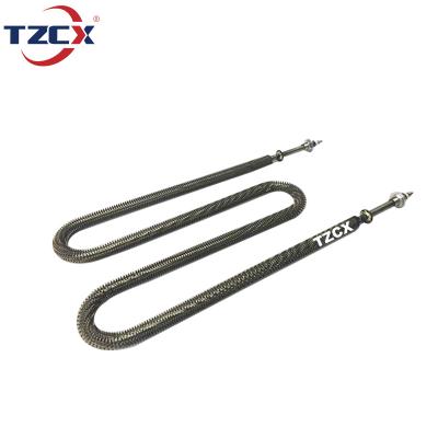 China Commercial Direct Manufacturer Electric Air Heater Tubular Finned Heating Element for sale