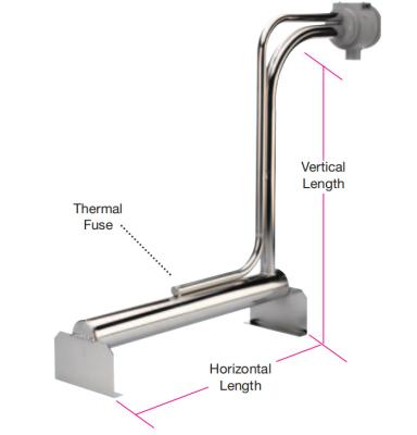 China Energy Saving CE Certificated Customized Electric Tubular Titanium Heater Heating Element For Corrosive Liquid for sale