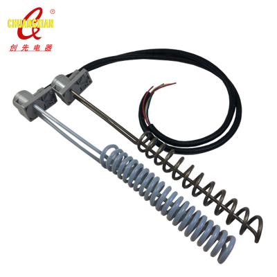 China Fluid Heaters CE Certified TZCX Brand Customized Electric Pool PTFE Coated Titanium Spiral Heater Heating Element for sale