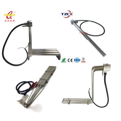 China Hotels CE Certified TZCX Brand Customized Titanium Immersion Heater Element Heater For Electroplating Tank for sale