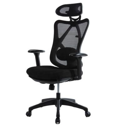 China Adjustable& EU Best Selling Mesh Office Chair Swivel Ergonomic Rotating Chair With 3 Lever For Adjustment for sale