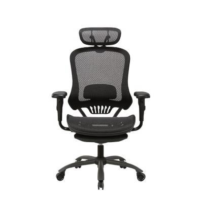 China Adjustable& EU Ergonomic Multifunctional Office Chair Lumbar Support Office Rotation Chair for sale