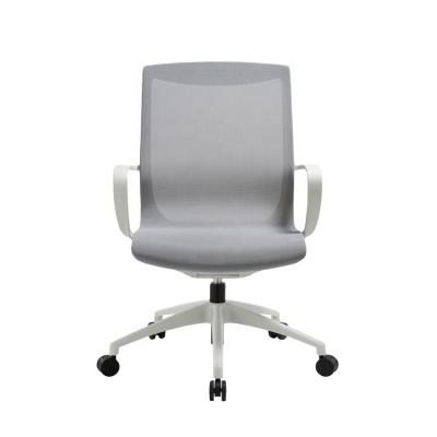 China Adjustable& EU Fashion Modern Comfortable Swivel Chair Office Manager Rotation Chair With Armrest for sale