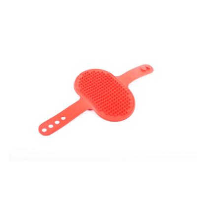 China Rubber Pet Shampoo Brush Massage Comb Cleaning Factory Directly Grooming Brush Pet Massage Bath Small Pets Deep Clean Brushes for sale