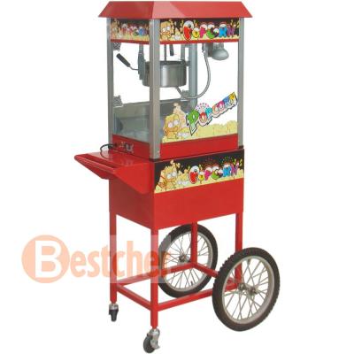 China With LED lamp BESTCHER ELECTRIC CATERING EQUIPMENT popcorn machine with cart, CE, ROHS, IEC, SAA for sale