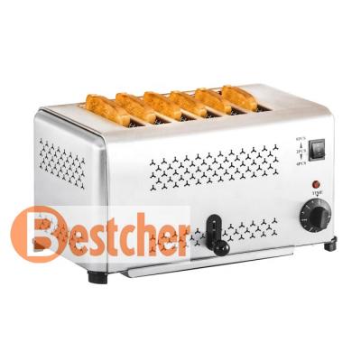 China 6 Slice BESTCHER ELECTRIC HOME EQUIPMENT 2500W SUPPLY COMMERCIAL AND TOASTERS, CE, ROHS, IEC, SAA for sale