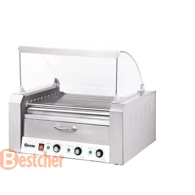 China 11 Roller BESTCHER EQUIPMENT 11 Roller HOT DOG GRILL COOKING MACHINE WITH HEATING CAS CE,ROHS,IEC,SAA for sale