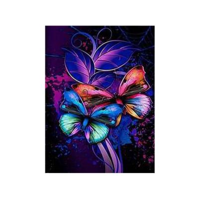 China Abstract Diy Digital Painting Dreamy Butterfly Pictures By Numbers Diamond Painting For Children Handmade Animal 30*40CM for sale