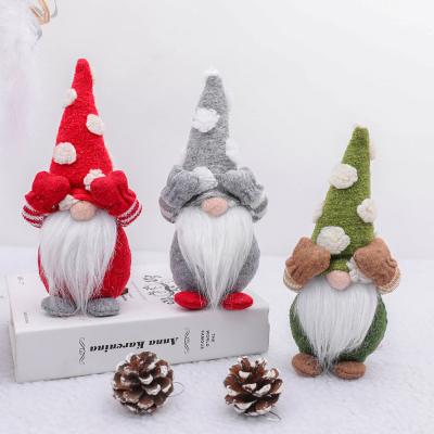 China Santa Xmas Tree Hanging Ornament Faceless Decoration Doll Christmas Gnome Table Home Gift A73 for sale