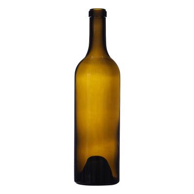 China Press In Stock Factory Produced Empty Bordeaux Bottle 750ml 800g Wine Bottles For Sale for sale