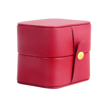 China Recycled Materials Bespoke Design With Logo Ring Necklace Packaging Luxury Gold Aluminum Round Cardboard Paper Jewelry Box for sale