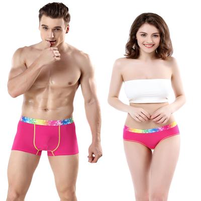 China Wholesale Antibacterial Underwear Mens Sublimation Boxers Women's Hollow Bikini Panties for sale