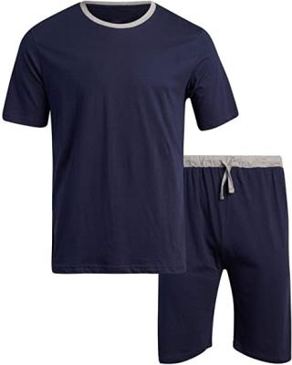 China Your Own Brand Newest Design Cotton Men's Comfortable Breathable Sleepwear Pajamas for sale