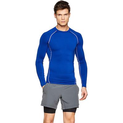 China Anti-Wrinkle HeatGear Compression Long Sleeve T-Shirt For Men for sale