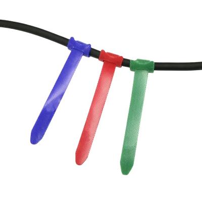 China Durable Nylon Adhesive Reusable Belt Strap Super Elastic Back To Hook And Loop Nylon Tape Back for sale