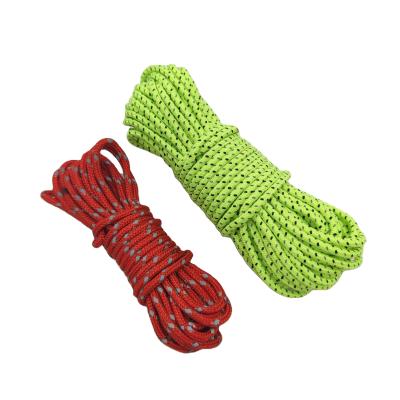 China BaiHo Custom Size Sustainable Reflective Windproof Rope Outdoor Camping Rope Twine for sale