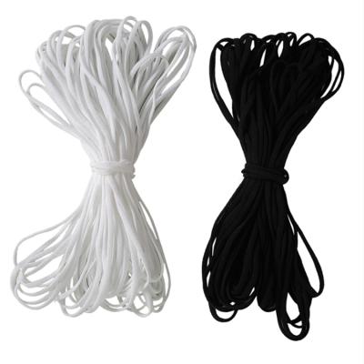 China Good Quality Suitable Price Popular Adjustable 10mm Elastic Ear Loops Elastic Cord for sale