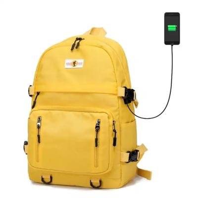 China With USB Large Capacity Factory Casual Outdoor Sports Mochila Travel Students Backpack School Bag Laptop Backpacks With Usb for sale