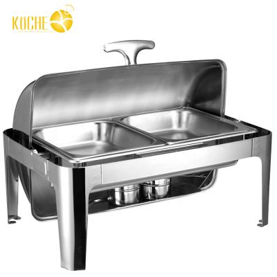 China Easily Cleaned 9L Restaurant Hotel Supplies Shake Chafing Dishes Without Glass for sale