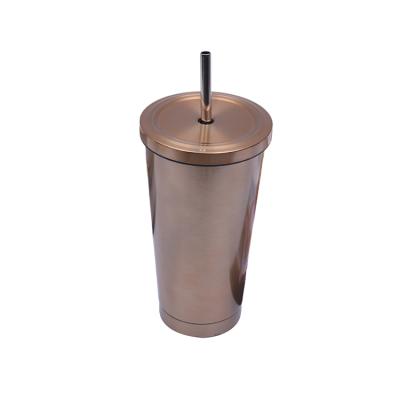 China Custom Wholesale High Quality Stocked 500ml With Straw And Lid Heat Preservation Cup for sale