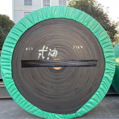 China Construction works energy & Mining Other Industrial Conveyor Belts Endless Roller Construction Rubber Industrial Oil Abrasion Resistant Ep200 1800mm 0.4kw - 22kw 100-3000 Ep / Nylon for sale