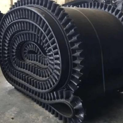 China Sidewall factory price conveyor belt heat resistant rubber belts for sand/mine/stone crusher/coal for sale