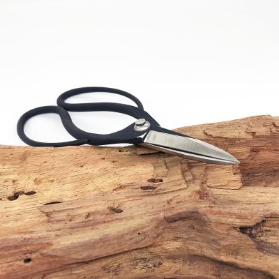 China wholesaleBlack Pine Bonsai ScissorsProfessional Toolsstainless Quality Anti-Slip Handle Bonsai SteelPruning Scissors for sale