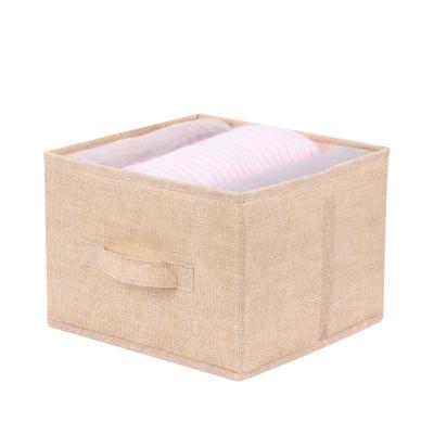 China Amazon Hot Sale Adjustable Washable Cotton Hanging Storage Box Cloakroom Storage Box Drawer Wardrobe Storage Box (Size) for sale