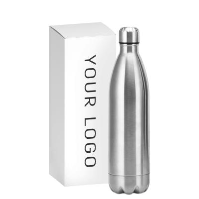 China Wholesale Custom Vacuum Insulated Water Bottle Sport Viable Logo 750ml Stainless Steel Sport Cola Water Bottles 500ml BPA Free for sale