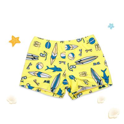 China Boys Swimwear Shark Print Cartoon Kids Breathable High Quality Swimming Trunks for sale