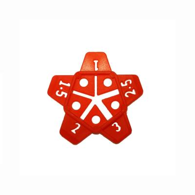 China Red Star Multi Modern Ceramic Plastic Tile Spacer Functional Thickness System Tile Leveling Spacers and Clips for sale