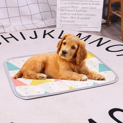 China New Design Bverionant Summer Ice Silk Dog Mat Summer Ice Pads Cat Cooling Pads Pamper Mat Pet Cool Mat for sale