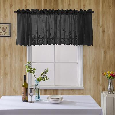 China Other Cheap Kitchen Lace Curtain Door Cafe Window Small Short Curtains For Home Decor for sale