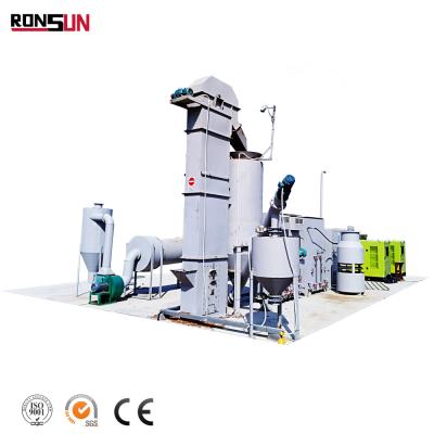 China 100KW Rice husk wood pellet wood sawdust fluidized bed biomass gasifier generator power plant for sale for sale