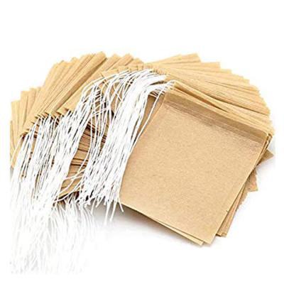 China BIODEGRADABLE high quality empty paper tea bag filter paper tea bag for sale