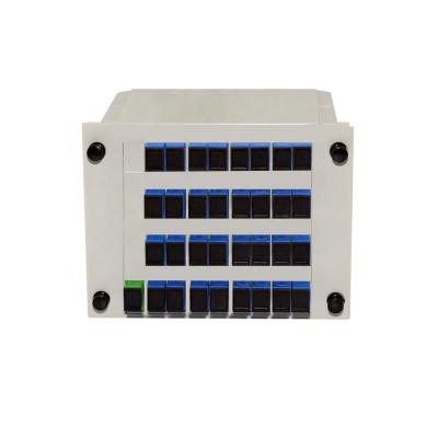 China FTTX China Supplier Delosmart GFC1320000SU 1*32 Card Insert Fiber Splitter With Split Ratio SC/UPC EPON/GPON/FTTX Connectors for sale