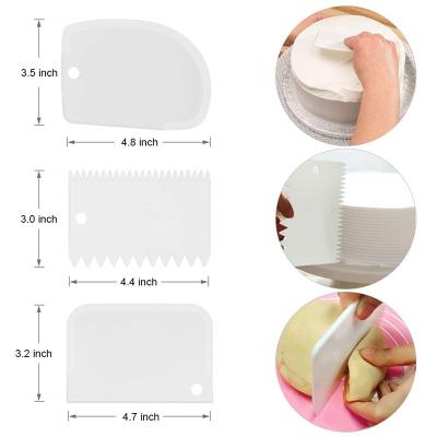 China 6pcs Gifts Stainless Steel Silicone Plastic Baking Tools Cake Decorating Supplies Making Set for sale