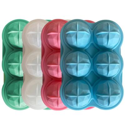 China Viable Apply To Bar Reusable Ice Cube Ball Mold Tray Silicone pp Ice Cubes Mold for sale