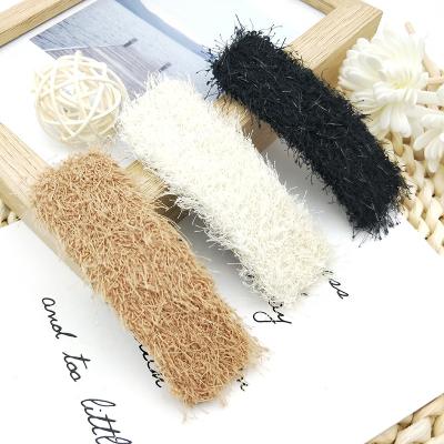 China High Quality Hot Handmade Fashion Girl Hair Pins Fluffy Hair Clip For Girl,Woman for sale