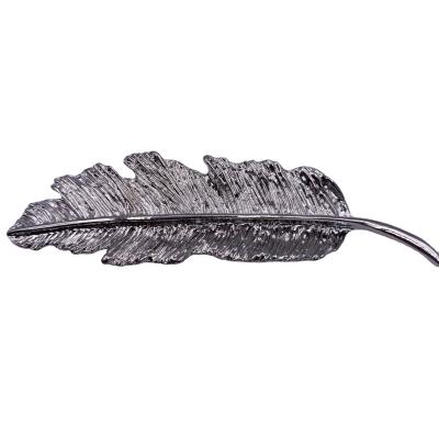 China Wholesale Fashion Daily Wear Metal Hair Clip Leaf Hair Claw Hair Pins Accessory For Women Girls for sale