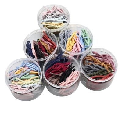 China Daily Wear Candy Color Girls Fashion Disposable Elastic Hair Rings Hair Accessories Elastic Band for sale