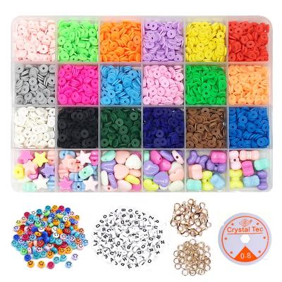 China Hot Sale Birthday Beads Millet Loose Boxed Alphabet Beads Set For Name Bracelets Necklace Earrings DIY Jewelry Making Set Kits for sale