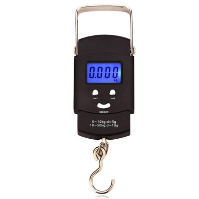 China ABS+Stainless Steel Household 50kg Battery Power Supply Electronic Hook Fish Digital Hanging Fishing Ladder for sale