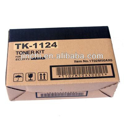 China TK-1124 cartridge COMPATIBLE toner with imported ORIGINAL toner for sale